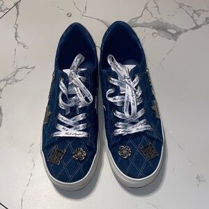 Karl Lagerfeld Blue and White Sneakers